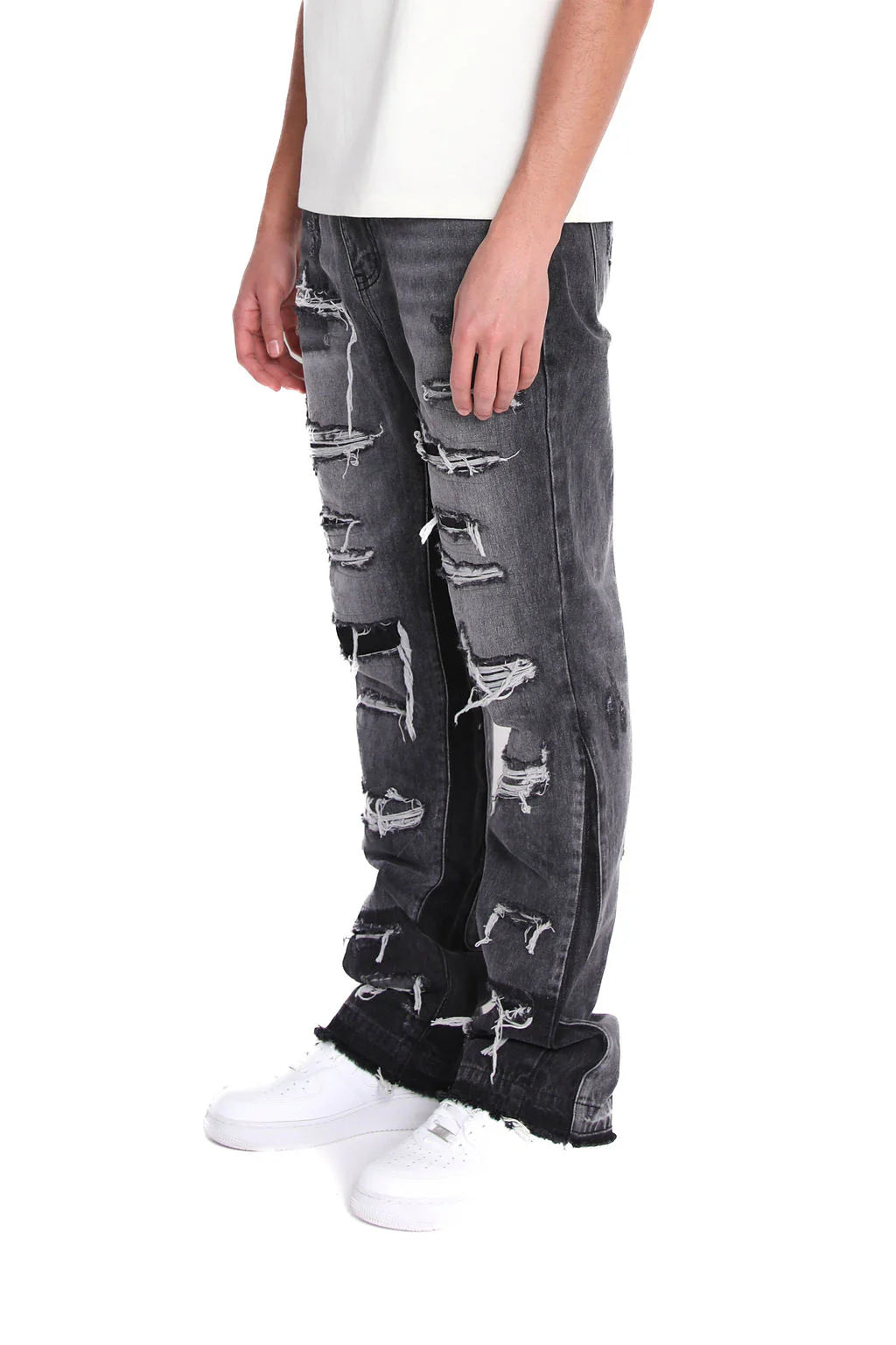 Imola Grey Flare Jean