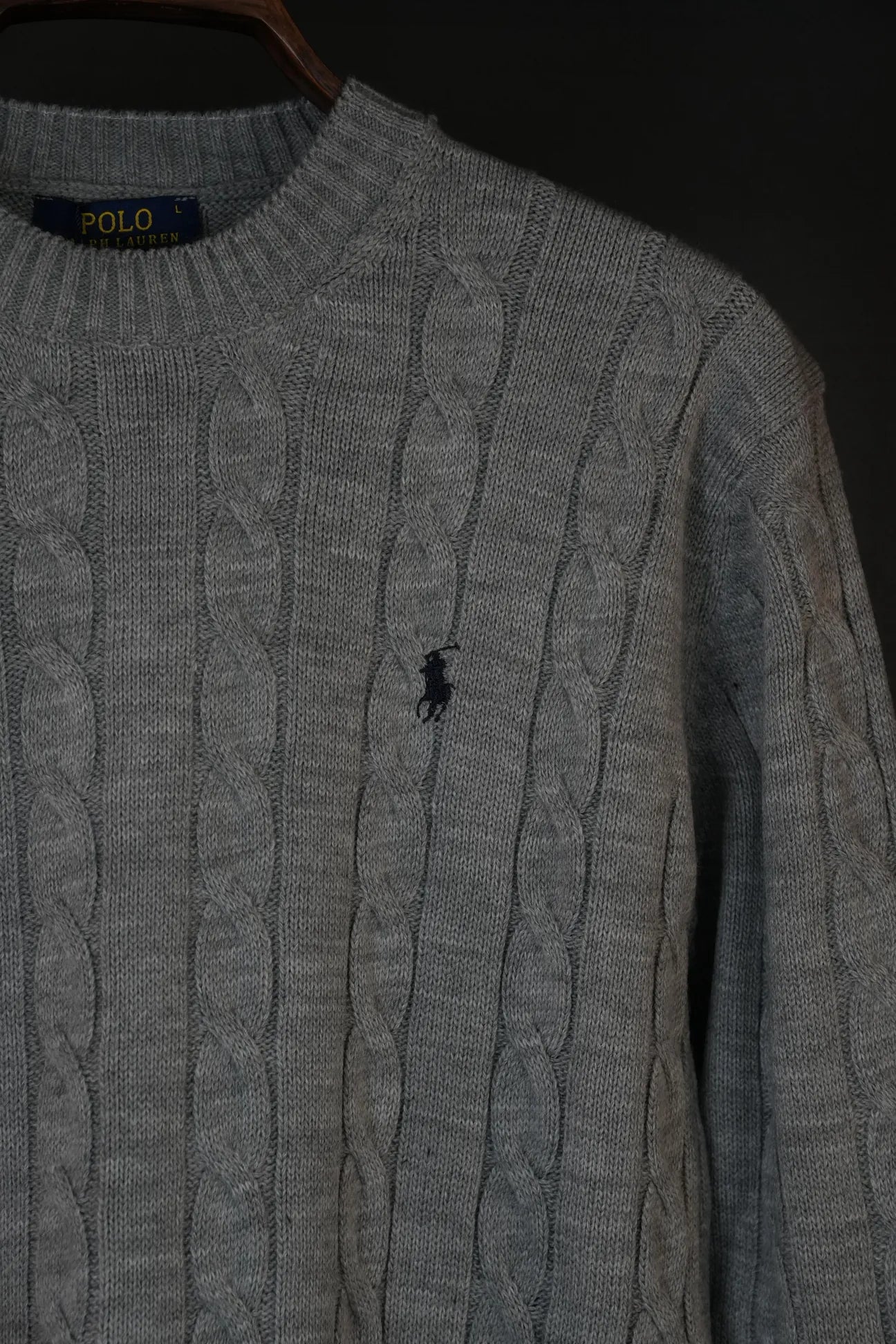 Maglione lavorato a maglia RL