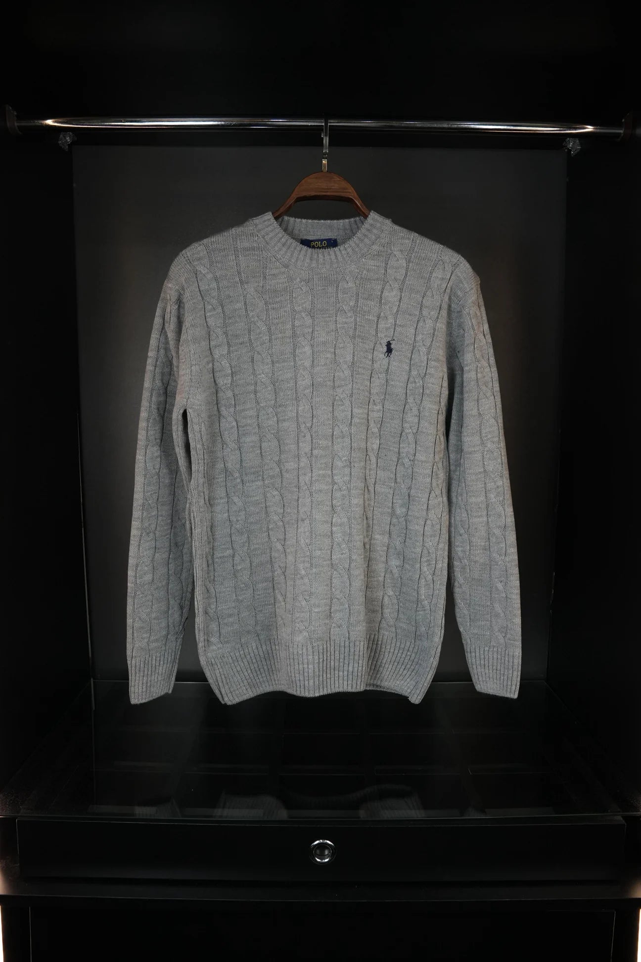 Maglione lavorato a maglia RL