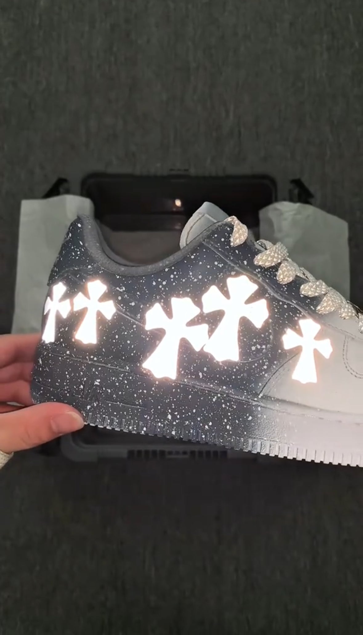 Hearts Air force sneaker