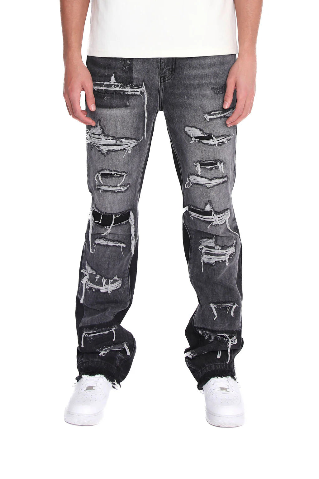 Imola Grey Flare Jean