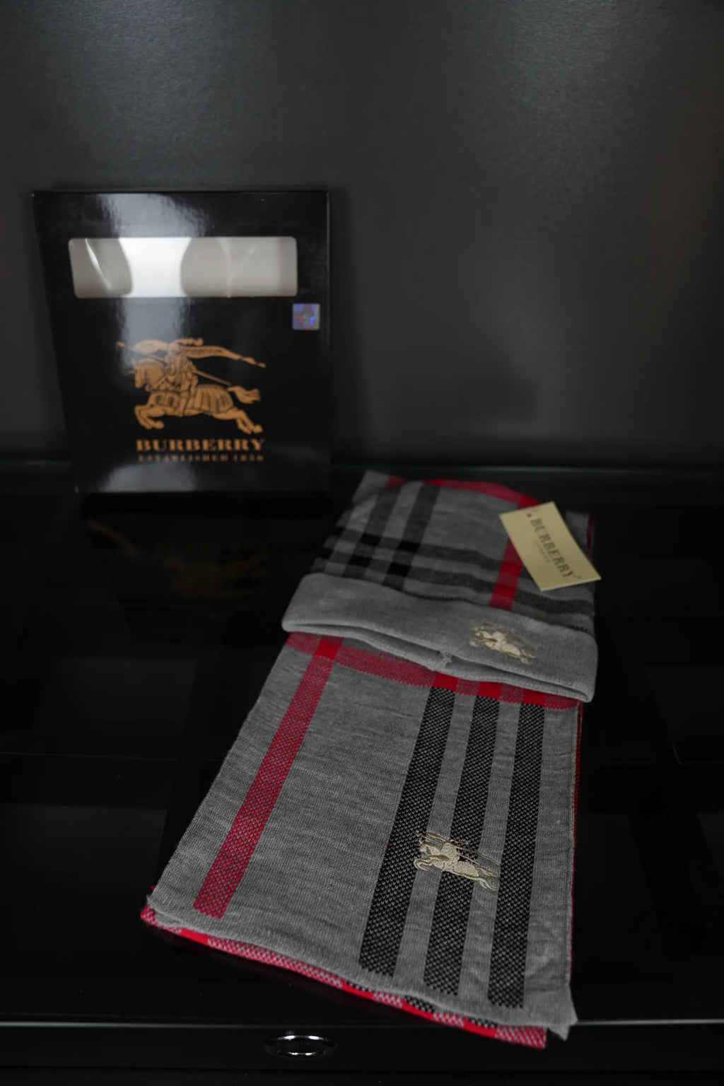 set sciarpa e basco BB